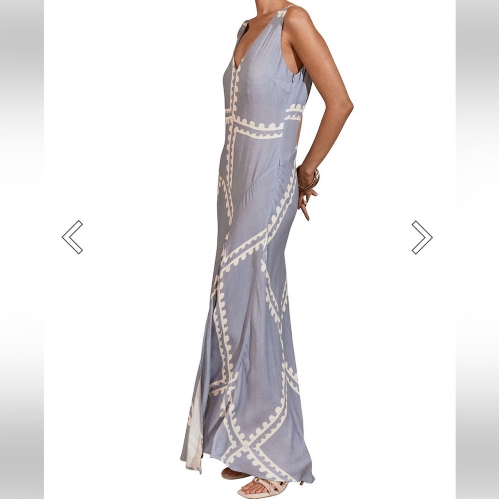 New MON RENN SERAPE MIDI DRESS - Picture 10 of 16